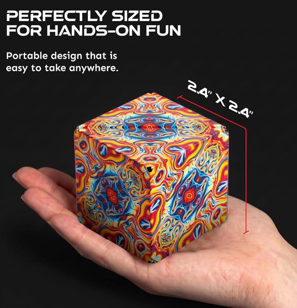 Magnetic Puzzle Cube – 100+ Creative Shapes & 3D Transformations
