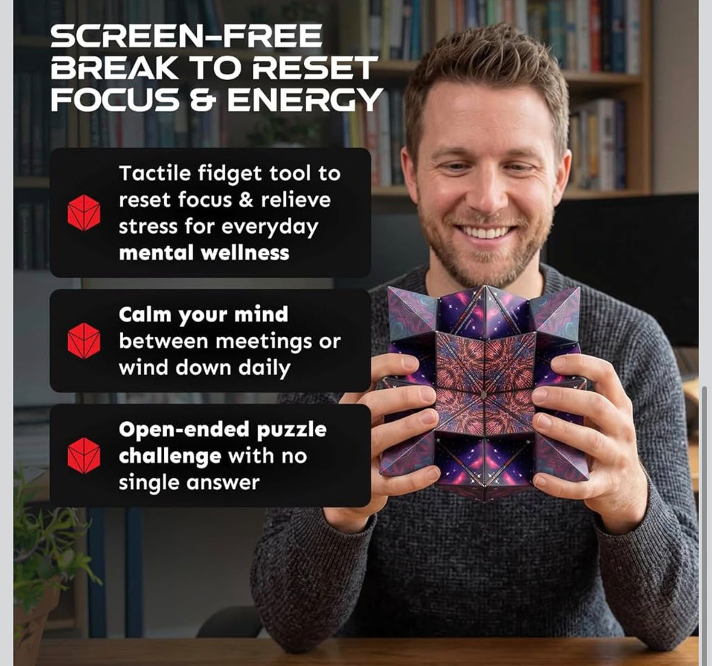 Magnetic Puzzle Cube – 100+ Creative Shapes & 3D Transformations