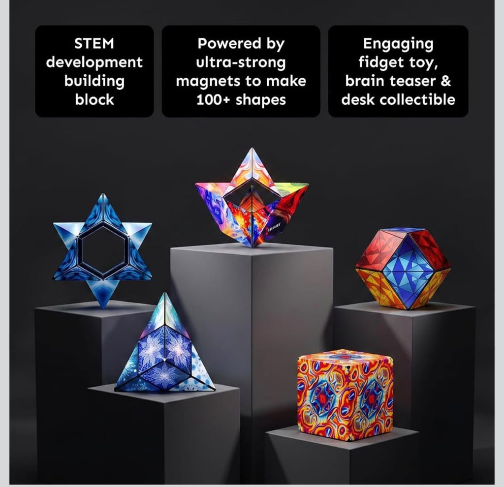 Magnetic Puzzle Cube – 100+ Creative Shapes & 3D Transformations