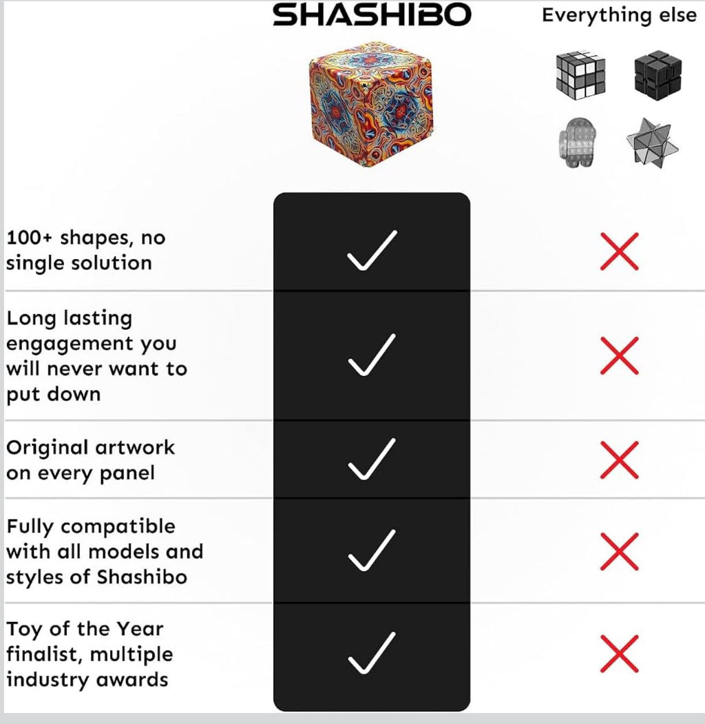 Magnetic Puzzle Cube – 100+ Creative Shapes & 3D Transformations